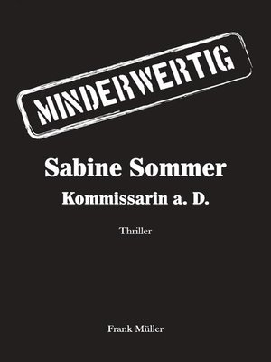 cover image of MINDERWERTIG